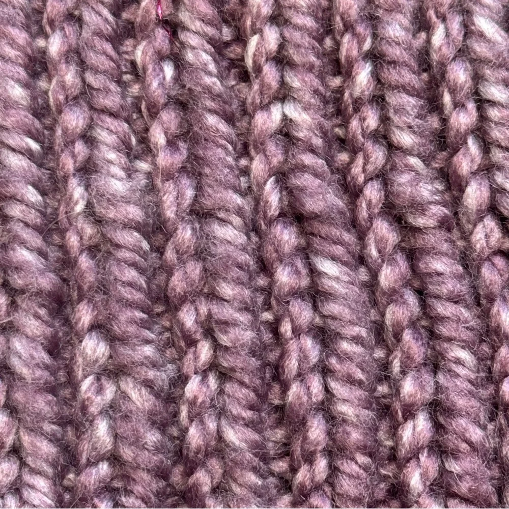Elegant Mauve Knit Headband